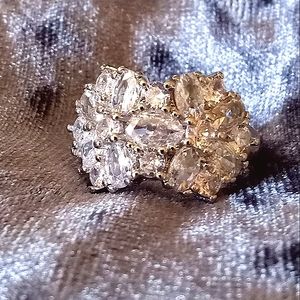 925 sterling silver and white cubic zirconia ring